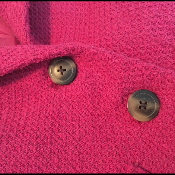 Old Navy, Tweed Peacoat 12-18 MO | Magenta - Picture 10 of 10